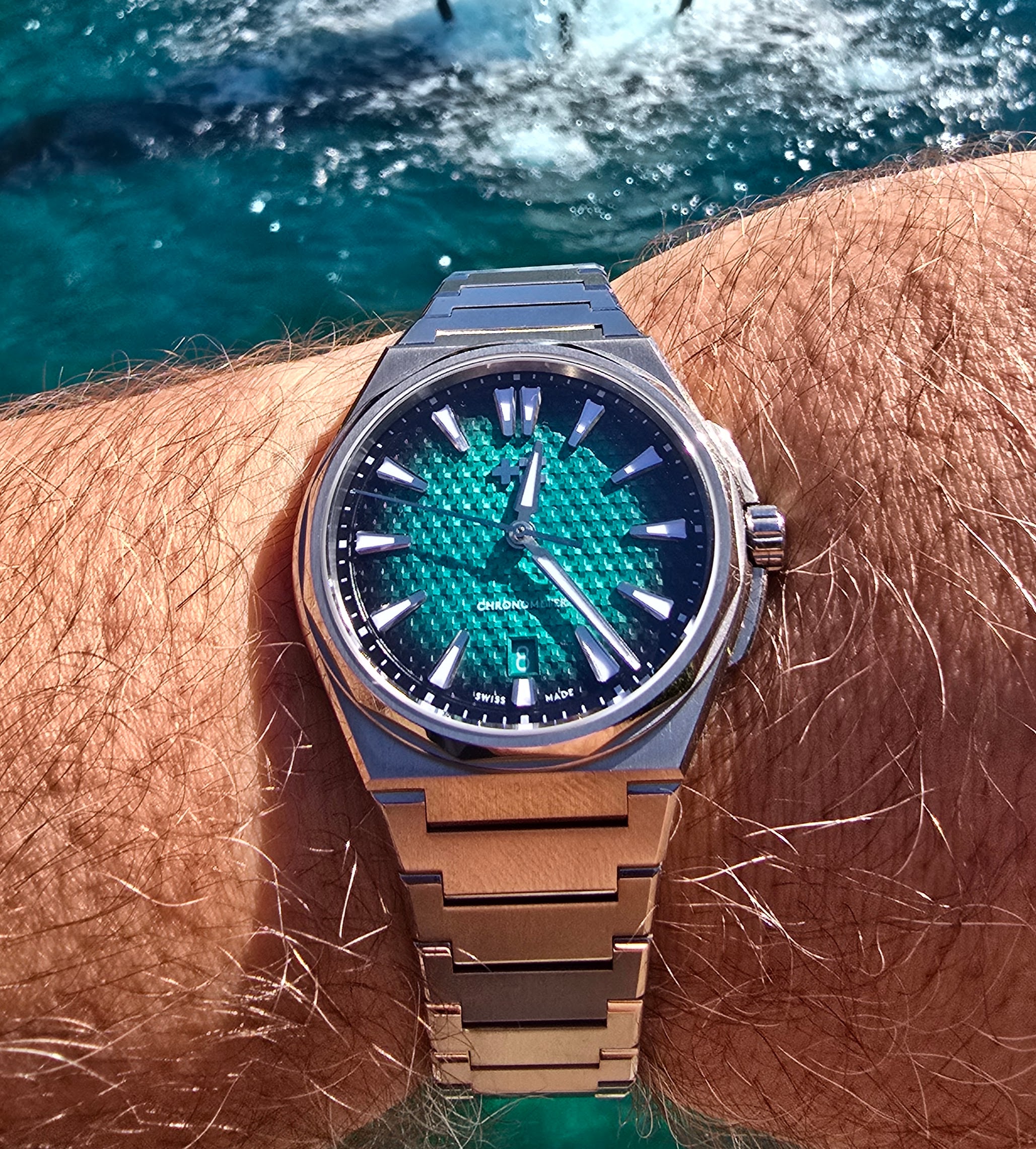 Christopher Ward The Twelve 40 Ti — Green Dial